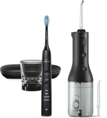 Elektromos fogkefe Philips Sonicare DiamondClean 9000 és Hordozható szájzuhany HX3866/43