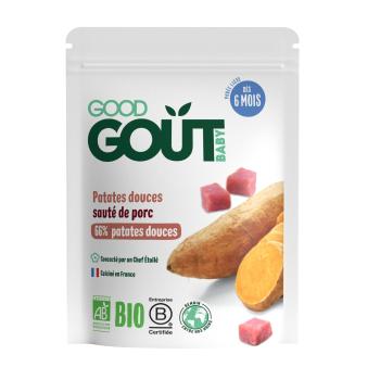 Good Gout BIO Batáty s vepřovým masem 6m+ 190 g