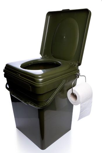 RidgeMonkey Kompaktní přenosná toaleta CoZee Toilet Seat Full Kit