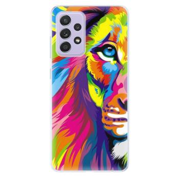 Odolné silikonové pouzdro iSaprio - Rainbow Lion - Samsung Galaxy A52/A52 5G