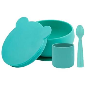 MINIKOIOI set na stolování BLW I, Aqua Green (8681176332571)