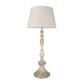 Kovová béžová stolní vintage lampa Eléonore - Ø 38x88 cm 5LMC0041