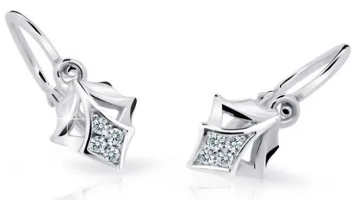 Cutie Diamonds Dětské náušnice z bílého zlata s brilianty C2220-10-10-X-2-D