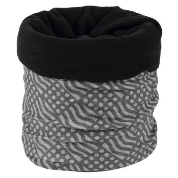 Finmark MULTIFUNCTIONAL SCARF WITH FLEECE Multifunkční šátek s fleecem, šedá, velikost