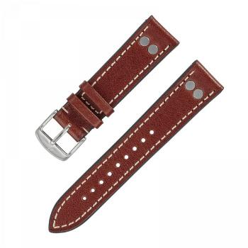 Řemínek Laco Pilot Strap - hnědý - 18 mm - L – Standardní délka (doporučujeme) - 16 mm