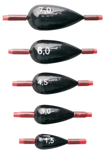 Cralusso zátěž olive wieght with silicone 5 ks - 5 g