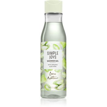 Oriflame Love Nature Simple Joys osvěžující sprchový gel s aloe vera Organic Aloe Vera 250 ml