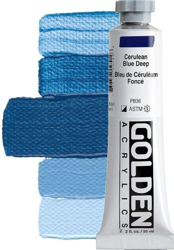 Golden Artist Colors Heavy Body Akrylová barva Cerulean Blue Deep 59 ml 1 ks
