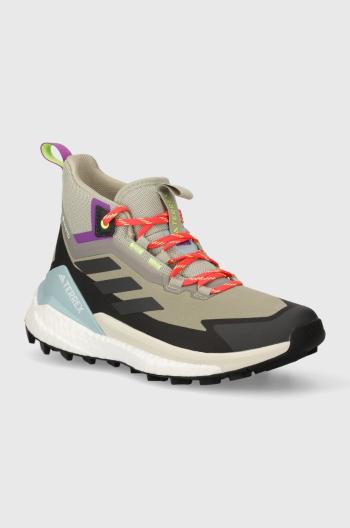 Boty adidas TERREX Free Hiker 2 dámské, šedá barva, IE3525