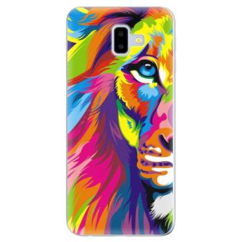 Odolné silikonové pouzdro iSaprio - Rainbow Lion - Samsung Galaxy J6+