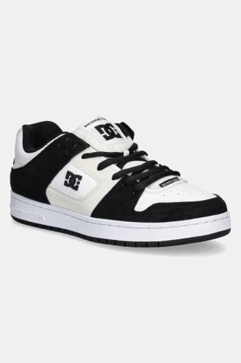 Kožené sneakers boty DC černá barva