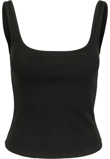 Urban Classics Ladies Wide Neck Top black - XL