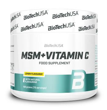 MSM + Vitamin C - Biotech USA 150 g Citrón