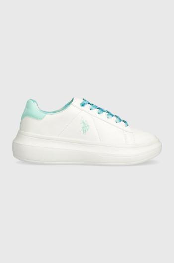 Dětské sneakers boty U.S. Polo Assn. HELIS013A tyrkysová barva