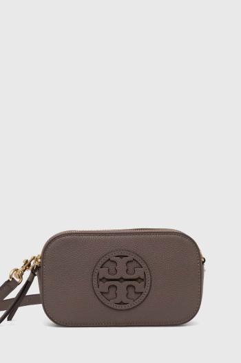 Kožená kabelka Tory Burch Miller Mini hnědá barva, 145667.093