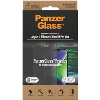 PanzerGlass Privacy Apple iPhone 13 Pro Max/14 Plus s instalačním rámečkem (P2785)