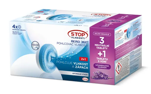 Ceresit STOP VLHKOSTI Aero 360° náhradní tablety 4x450 g