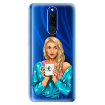 Odolné silikonové pouzdro iSaprio - Coffe Now - Blond - Xiaomi Redmi 8