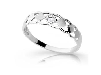 Cutie Diamonds Elegantní prsten z bílého zlata s briliantem DZ6718-1912-10-X-2 62 mm
