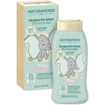 Disney Naturaverde Baby Ultra Delicate Wash sprchový gel a šampon 2 v 1 pro děti od narození 200 ml