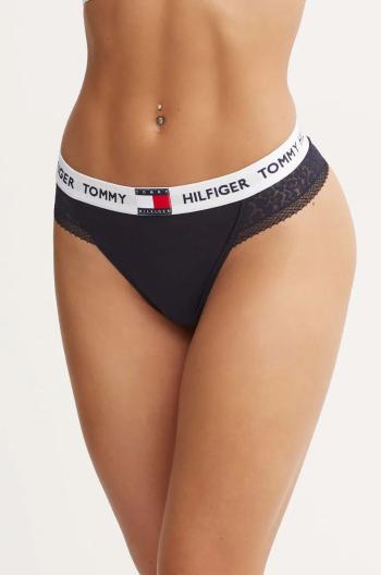 Tanga Tommy Hilfiger tmavomodrá barva, UW0UW05619