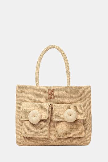 Kabelka By Malene Birger MIRAS béžová farba, 103005