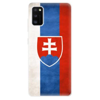 Odolné silikonové pouzdro iSaprio - Slovakia Flag - Samsung Galaxy A41