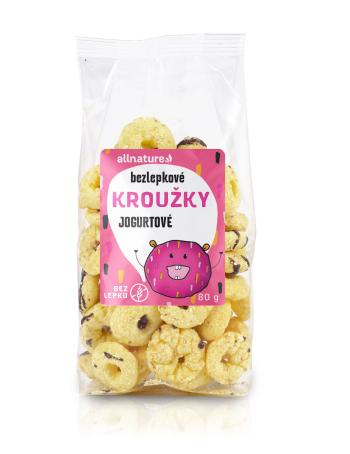 Allnature Kroužky jogurtové 80 g