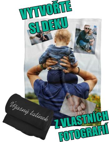 Deka z vlastních fotografií a textů Fleece 140x200cm/360g