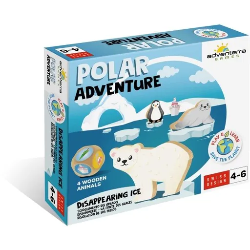 ADVENTERRA GAMES POLÁRNÍ DOBRODRUŽSTVÍ Dětská společenská hra, mix, velikost
