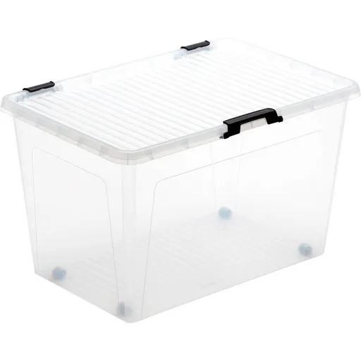 Úložný box s víkem, 52 l