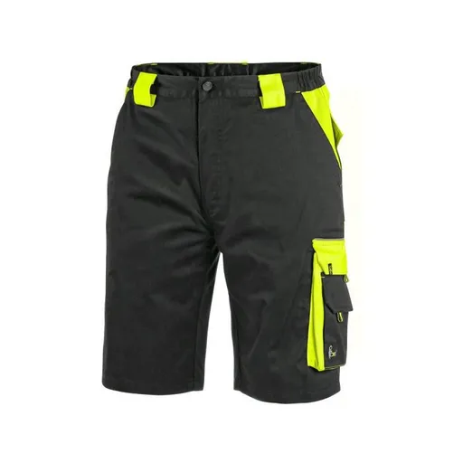 Kraťasy CXS SIRIUS BRIGHTON, pánské, černo-žluté, vel. 46