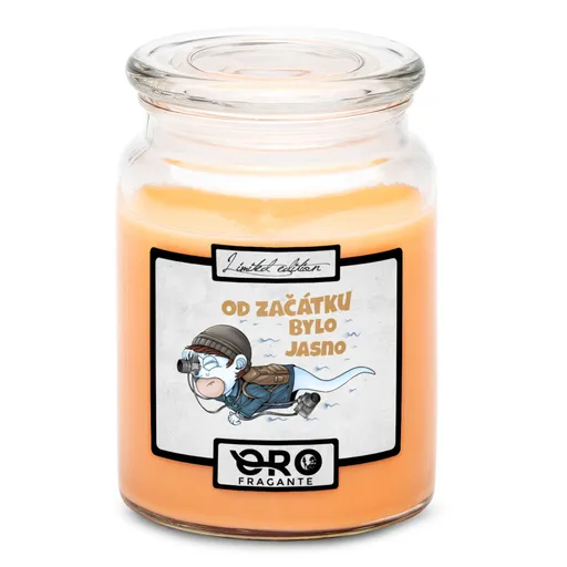 Svíčka Fotograf - spermie (Vůně svíčky: Tropické ovoce)