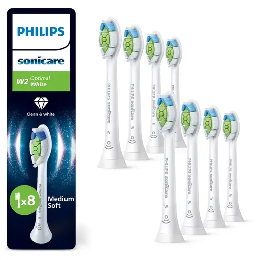 Philips Sonicare Optimal White HX6068/87 náhradní hlavice pro zubní kartáček 8 ks