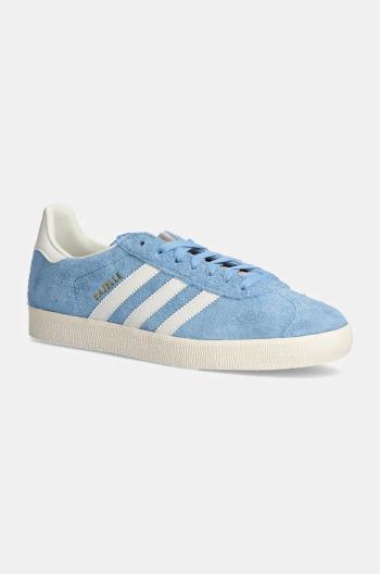 Semišové sneakers boty adidas Originals Gazelle modrá barva, IF9653