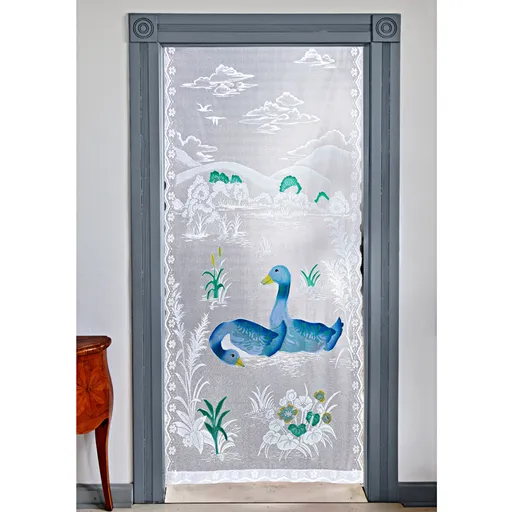 Záclona na dveře Husy