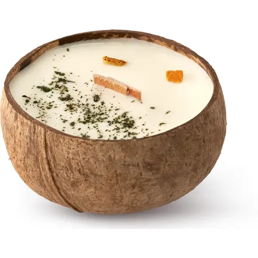 Tropicandle Lemon & Mint vonná svíčka s dřevěným knotem 350 ml