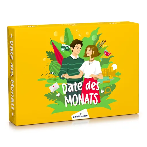 Spielehelden Date des Monats Karetní hra pro páry Láskyplné nápady na rande