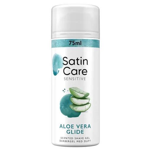 Gillette Gel na holení pro suchou a citlivou pokožku Satin Care Aloe Vera (Shave Gel) 75 ml