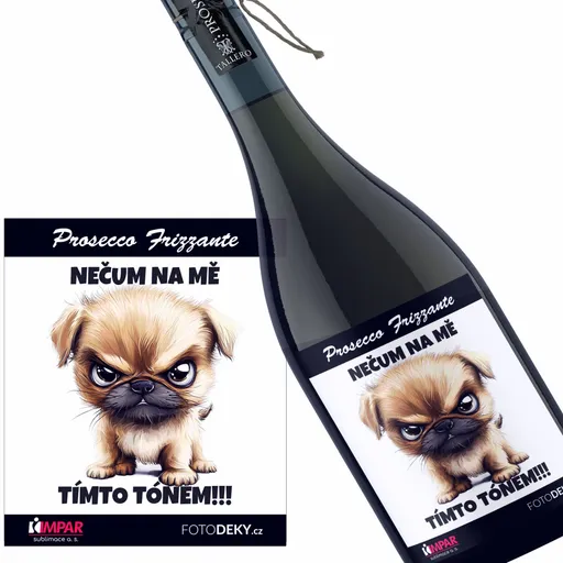 Víno Nečum na mě – pes (Druh Vína: Prosecco)