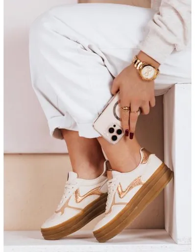 Dámské sportovní tenisky SPARKSOLO béžové barvy