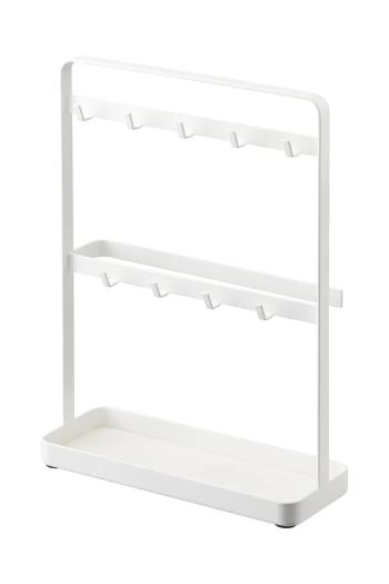 Organizér na kľúče Yamazaki Smart 20 x 7,5 x 27 cm biela farba