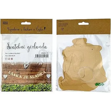 Girlanda svatební Láska je sladká (8595675602755)