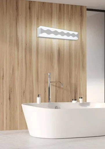 Nástěnná koupelnová lampa bílá LED 10W variabilní barva Přední