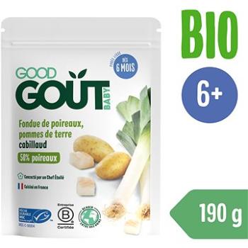 Good Gout BIO Pórek s brambůrkem a treskou (190 g) (3760269310032)