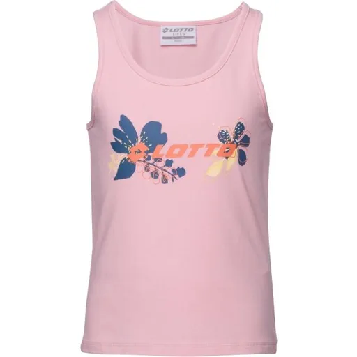 Lotto MOMO Dívčí tílko, lososová, velikost 116-122
