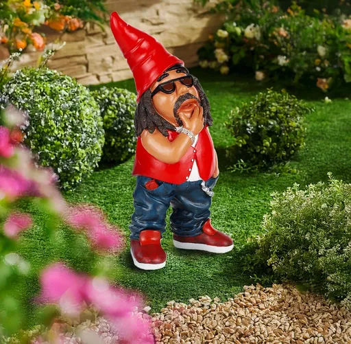 Haushalt international Zahradní trpaslík Mr. Cool, červený