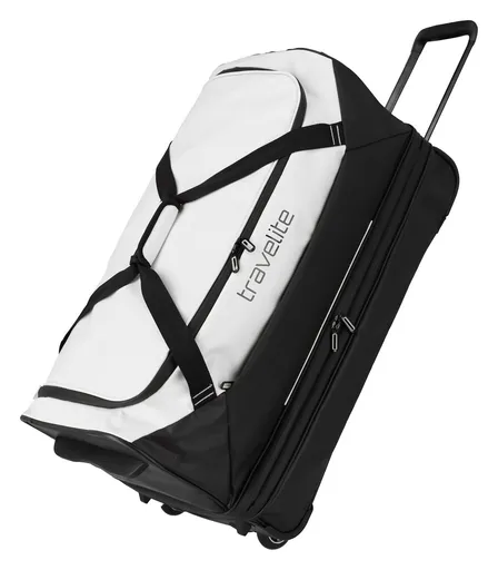 Cestovní taška na kolečkách Travelite Basics Wheeled Duffle exp. Black/white