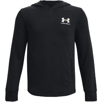 Under Armour RIVAL TERRY Chlapecká mikina, černá, velikost