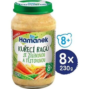 HAMÁNEK Kuřecí ragů se zeleninou a těstovinou 8× 230 g (18595139797499)